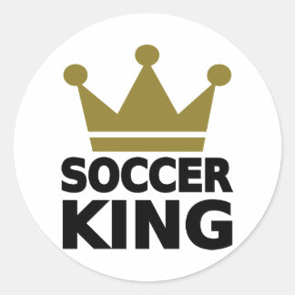 Fußball Runder Aufkleber