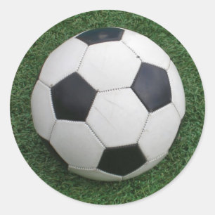 Fußball Runder Aufkleber
