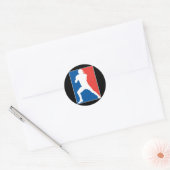 Fußball Runder Aufkleber (Umschlag)