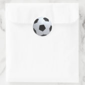 Fußball Runder Aufkleber (Tasche)