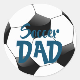 Fußball Runder Aufkleber