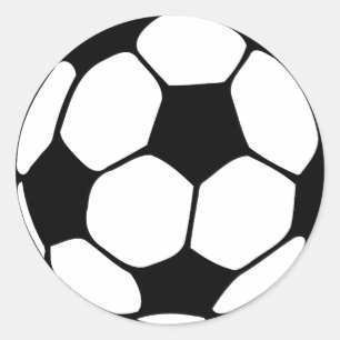 Fußball Runder Aufkleber