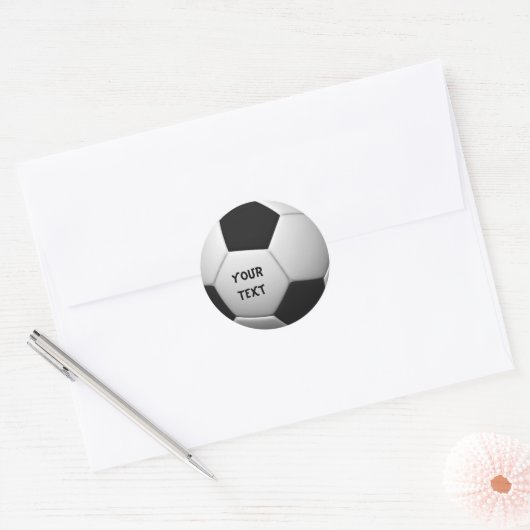 Fußball Runder Aufkleber (Umschlag)