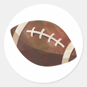 Fußball Runder Aufkleber