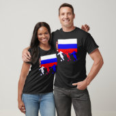 Fußball Russland Dunkler T - Shirt (Unisex)