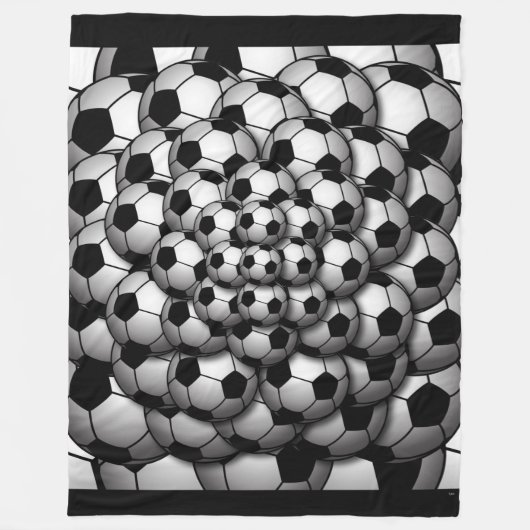 Fußball-Saison Fleece Blanket (Vorderseite)
