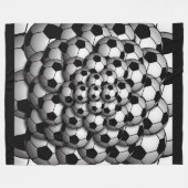 Fußball-Saison Fleece Blanket (Vorderseite (Horizontal))