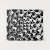 Fußball-Saisonband Wandteppich (Vorderseite (Horizontal))