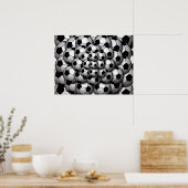 Fußball-Saisonplakat Poster (Küche)