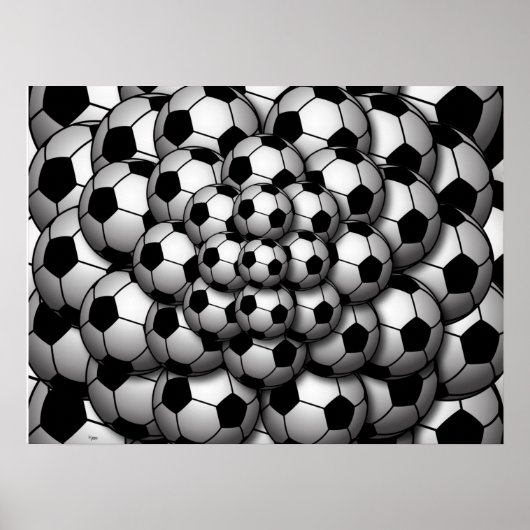 Fußball-Saisonplakat Poster (Vorne)