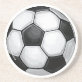 Fußball Sandstein Untersetzer (Vorne)
