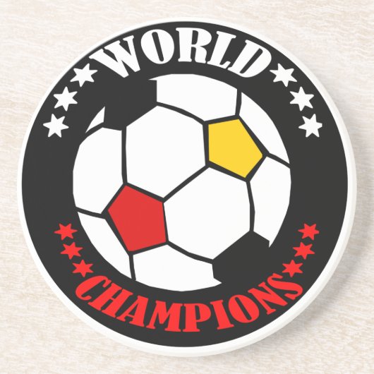 FUSSBALL SANDSTEIN UNTERSETZER (Vorne)