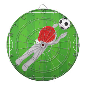 Fußball-Santa Dartscheibe