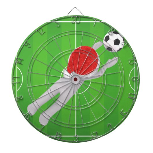 Fußball-Santa Dartscheibe (vorne)