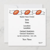 Fußball Santa Einladung (Rückseite)