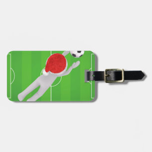 Fußball-Santa Gepäckanhänger