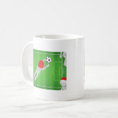 Fußball-Santa Kaffeetasse (Vorderseite Links)