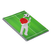 Fußball-Santa Notizblock (Rechte Seite)