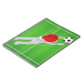 Fußball-Santa Notizblock (Linke Seite)