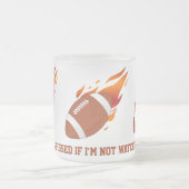 Fußball-Satiren-mattierte Tasse (Mittel)