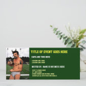 Fußball Satyr in Briefs Custom Einladungen (Stehend Vorderseite)