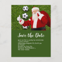Fußball Save the Date für Weihnachts-Party