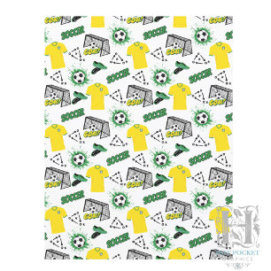 Fußball-SchabLon-Papier