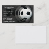 Fußball-Schablonen-Visitenkarte Visitenkarte (Vorne/Hinten)