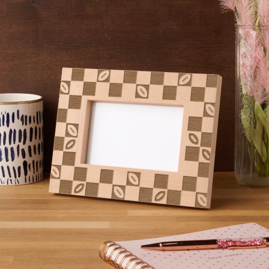 Fußball-Schachbrettmuster Geätzte Rahmen (Links)