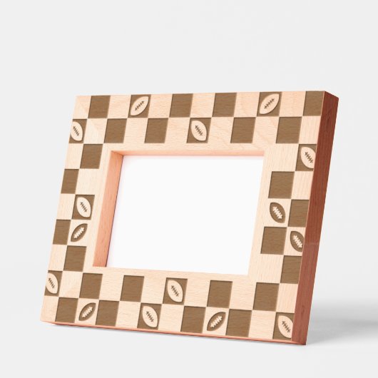 Fußball-Schachbrettmuster Geätzte Rahmen (Links)