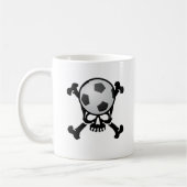 Fußball-Schädel Kaffeetasse (Links)