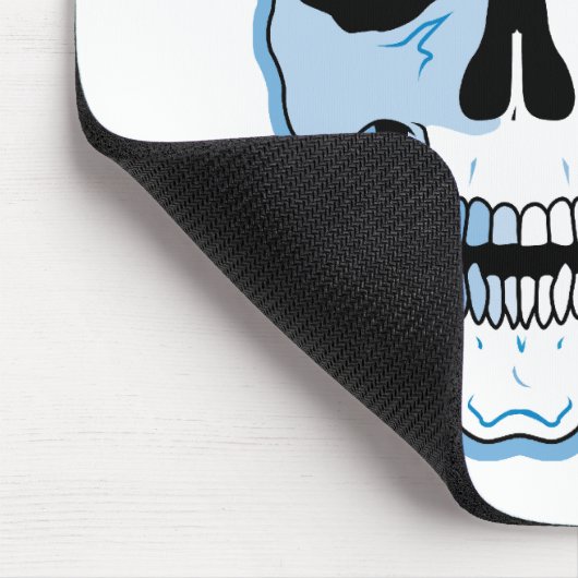 Fußball-Schädel Mousepad (Ecke)