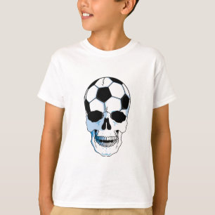 Fußball-Schädel T-Shirt