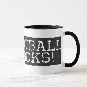 Fußball schaukelt Rot Tasse