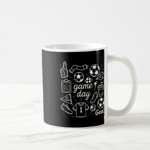 Fussball-Schaumstoff-Finger-Stollen und Tor-Vibes Kaffeetasse