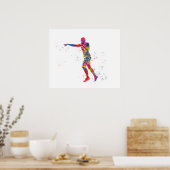 Fußball-Schiedsrichter Poster (Küche)