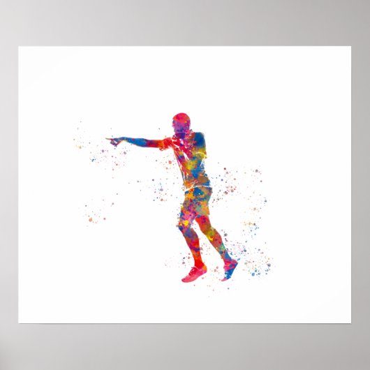 Fußball-Schiedsrichter Poster (Vorne)