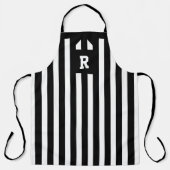 Fußball-Schiedsrichter Schwarz-Weiß-Schürze Schürze (Vorderseite)