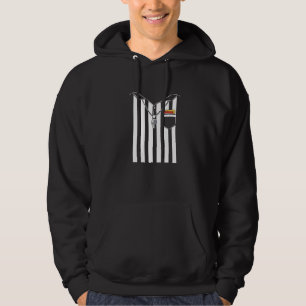 Fußball-Schiedsrichter-Trainer Einfaches Halloween Hoodie