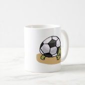Fußball-Schildkröte Kaffeetasse (VorderseiteRechts)