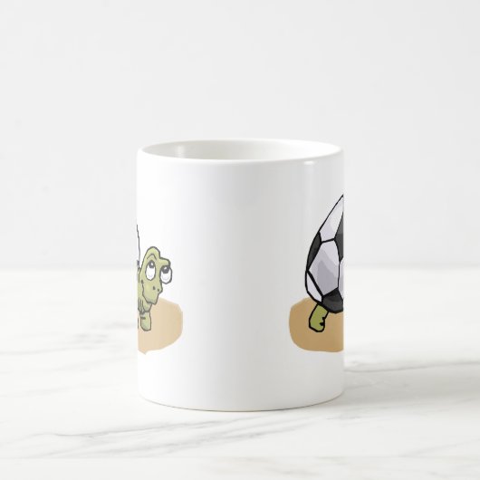 Fußball-Schildkröte Kaffeetasse (Mittel)