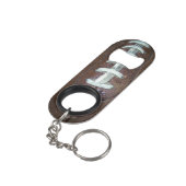 Fußball Schlüsselanhänger Flaschenöffner (Rückseite Schrägansicht)