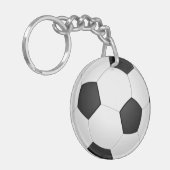Fußball Schlüsselanhänger Soccerball (Vorderseite links)