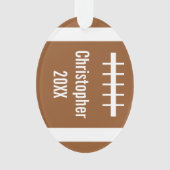 Fußball-Schmuck Ornament (Vorderseite)