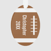 Fußball-Schmuck Ornament (Rückseite)