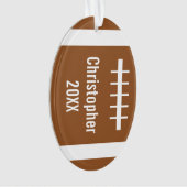 Fußball-Schmuck Ornament (Vorderseite)