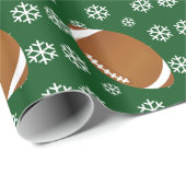 Fußball-Schneeflocke-Verpackungspapier Geschenkpapier (Rolleneckpunkt)