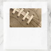 Fußball-Schnürsenkel-Aufkleber Rechteckiger Aufkleber (Tasche)