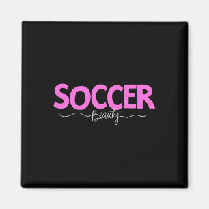 Fußball Schönheit Shirt Mädchen Frauen Spieler Spo Magnet