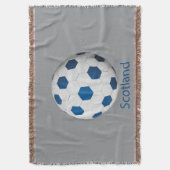 Fußball Schottland Decke (Vorderseite Vertikal)